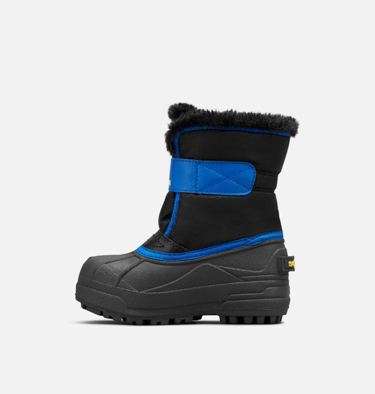 Botas Nieve Sorel Niños - Childrens Commander™ Negras/Azules - 84279-BJNH